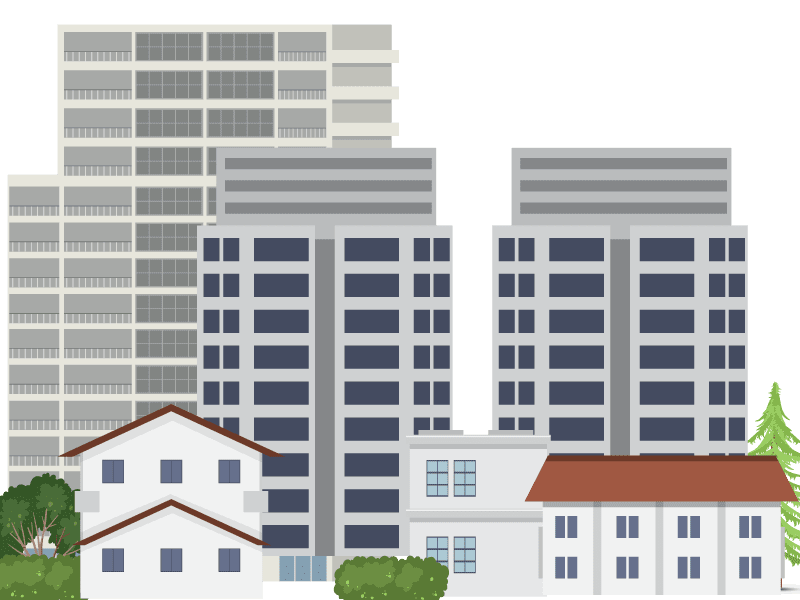 Apartment Removals Gold Coast buildings drawing